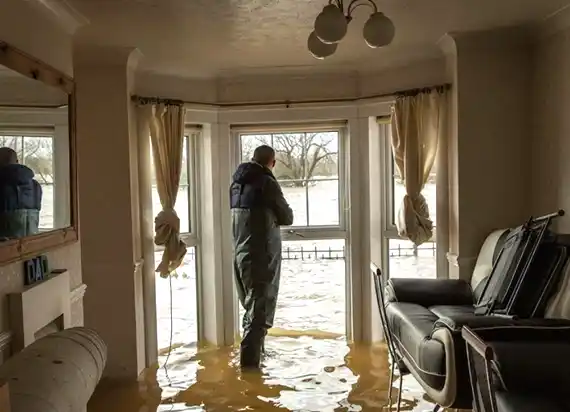 water damage restoration service Poseyville
